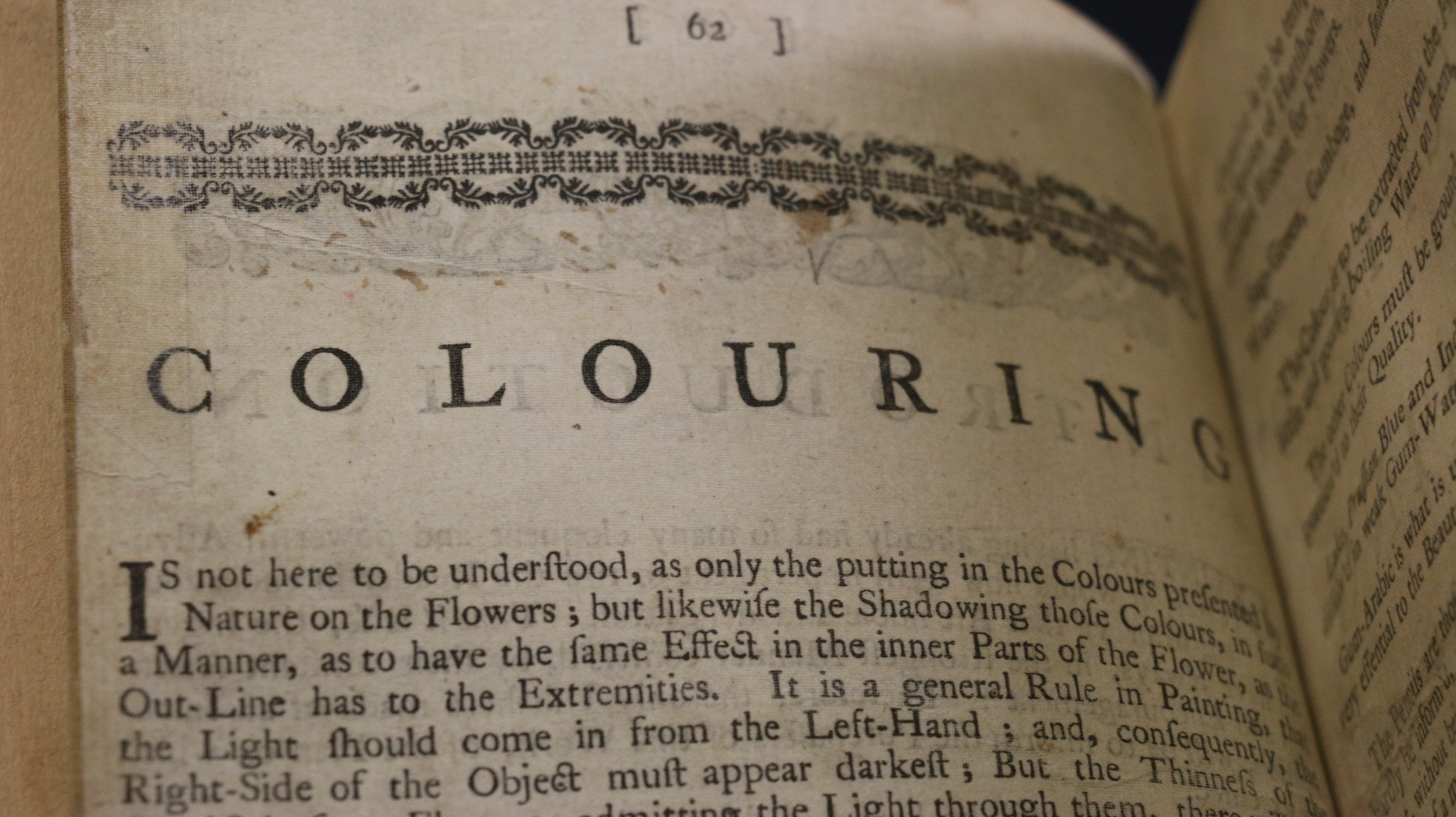 18th Century Coloring Book Discovered at the Missouri Botanical Garden